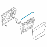 OEM 2017 BMW i3 Channel Cover, Exterior, Door, Front Right Diagram - 51-33-7-277-046