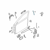 OEM 2004 Nissan Frontier Rod Assy-Outside Handle Diagram - 80620-9Z400