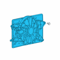 OEM 2014 Dodge Dart Fan-Radiator Cooling Diagram - 68189127AA