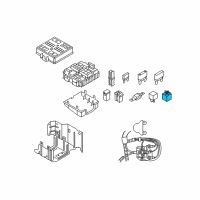 OEM 2009 Ford F-350 Super Duty Flasher Diagram - 5C3Z-13350-AA