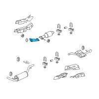 OEM 2007 Ford Focus Flex Tube Diagram - 7S4Z-5G203-C