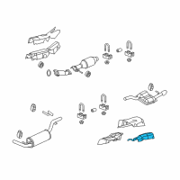 OEM 2005 Ford Focus Heat Shield Diagram - 3S4Z-5411434-AC