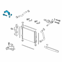 OEM 2013 Buick Enclave Water Outlet Diagram - 12591005