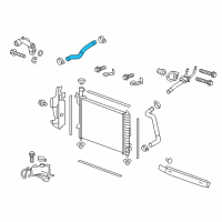 OEM 2015 GMC Acadia Upper Hose Diagram - 15294028