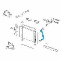 OEM GMC Acadia Lower Hose Diagram - 15294029