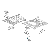 OEM 2011 Honda CR-V Bulb (14V 60Ma) Diagram - 35831-SMA-003