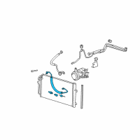 OEM 2010 Buick Lucerne Discharge Hose Diagram - 22752061