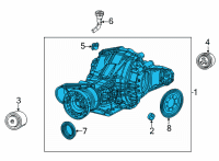 OEM 2014 Jeep Grand Cherokee Different-Rear Axle Diagram - 68378937AB