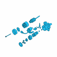 OEM Nissan 350Z Motor Assembly-Starter REMAN Diagram - 2330M-EV10BRW