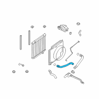 OEM 2010 Ford F-350 Super Duty Upper Hose Diagram - BC3Z-8260-D