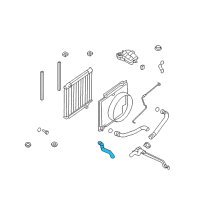 OEM 2009 Ford F-250 Super Duty Reservoir Hose Diagram - 8C3Z-8075-F