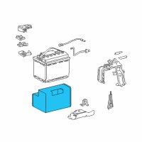 OEM Insulator, Battery Diagram - 28899-36050