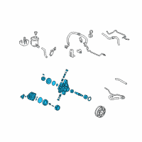 OEM 2008 Honda Civic Pump Sub-Assembly, P.S Diagram - 56110-RNA-315