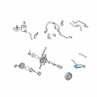 OEM 2009 Honda Civic Hose A, Power Steering Return Diagram - 53734-SNA-A01