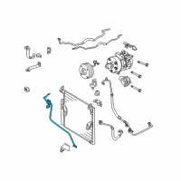 OEM 2009 Toyota 4Runner Liquid Line Diagram - 88710-35550