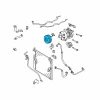 OEM 2007 Toyota 4Runner Clutch & Pulley Diagram - 88410-0C040