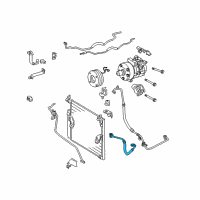 OEM 2004 Toyota 4Runner Discharge Line Diagram - 88703-35030