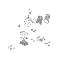 OEM 2013 Hyundai Sonata Knob-Power Seat Track Diagram - 88191-3S120-HZ