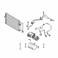 OEM Ford Focus Compressor O-Ring Diagram - -W712635-S300