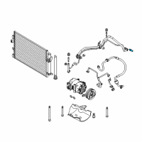 OEM Ford Mustang AC Switch Diagram - 6F9Z-19D594-AA
