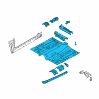 OEM 2015 Ford Escape Floor Pan Diagram - GV6Z-7811135-A