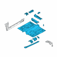 OEM 2016 Ford Escape Floor Pan Diagram - GV6Z-7811135-A