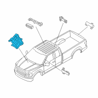 OEM 2018 Ford F-150 Control Module Diagram - HU5Z-15604-AU