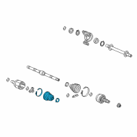 OEM 2016 Honda HR-V Boot Set, Inboard (Gkn) Diagram - 44017-T7W-315