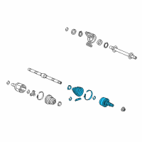 OEM 2021 Honda HR-V Set, Outboard Join Diagram - 44014-T7W-315