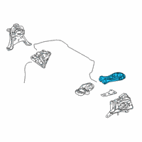 OEM 2020 Toyota Corolla Rear Mount Diagram - 12363-37031