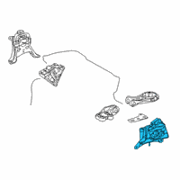 OEM Toyota Prius AWD-e Side Mount Diagram - 12372-37313