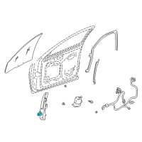 OEM 2001 Oldsmobile Aurora Motor Asm, Rear Side Door Window Regulator Diagram - 19152000
