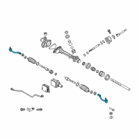 OEM 2015 Hyundai Genesis End Assembly-Tie Rod, RH Diagram - 56820-B1250