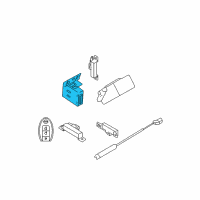 OEM Nissan Rogue Controller Assy-Smart Keyless Diagram - 285E1-CZ30E