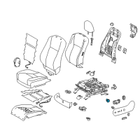 OEM 2014 Toyota Highlander Seat Switch Diagram - 84928-0E040-A0