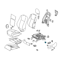 OEM 2017 Toyota Highlander Seat Switch Diagram - 84928-0E040-A0