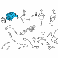 OEM 2014 BMW 650i xDrive Gran Coupe Tandem Pump Diagram - 32-41-6-788-909