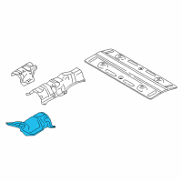 OEM Lincoln MKX Heat Shield Diagram - FT4Z-5811130-A