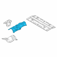 OEM Ford SSV Plug-In Hybrid Center Shield Diagram - DG9Z-5411434-C