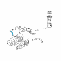 OEM 2014 Ram 1500 Strap-Fuel Tank Diagram - 55398298AA