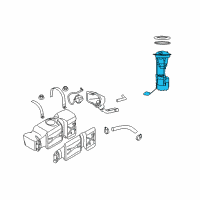 OEM 2009 Dodge Ram 1500 Module-Fuel Pump/Level Unit Diagram - 68050948AB