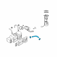 OEM Ram 1500 Hose-Fuel Filler Diagram - 55398305AG