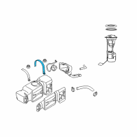 OEM 2020 Ram 1500 Classic Strap-Fuel Tank Diagram - 55398299AA