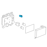 OEM 2010 Pontiac G6 Maxi Fuse Diagram - 22711064