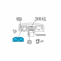 OEM 2011 Ram 3500 Cluster-Instrument Panel Diagram - 56046301AG