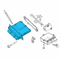 OEM 2013 Ford F-350 Super Duty ECM Diagram - BC3Z-12A650-ESANP