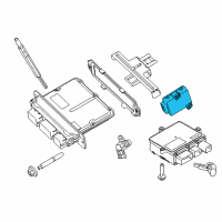 OEM 2016 Ford F-250 Super Duty Idler Speed Control Diagram - BC3Z-12C527-A