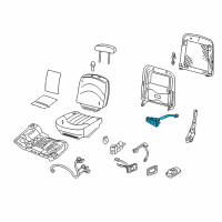 OEM Mercury Seat Switch Diagram - 7W1Z-14A701-CA