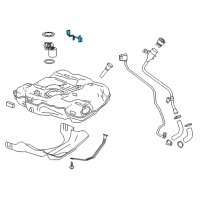 OEM Buick Regal Sportback Fuel Gauge Sending Unit Diagram - 23314208