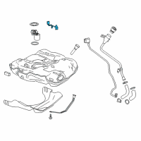 OEM 2018 Chevrolet Malibu Fuel Gauge Sending Unit Diagram - 23314208